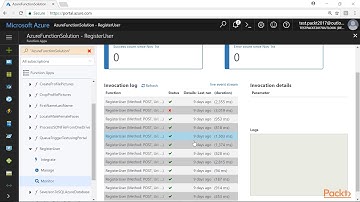 Azure Functions - Best Practices : Monitoring Your Azure Functions | packtpub.com