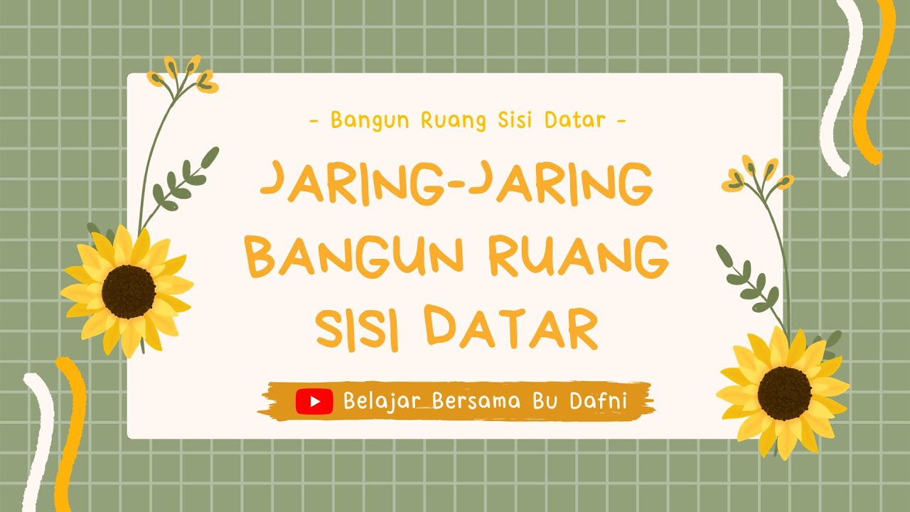 Bangun Ruang Sisi Datar - Jaring jaring Bangun Ruang Sisi Datar #math #maths #matematikasmp #mtksmp