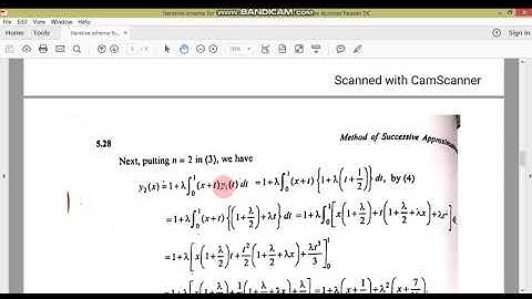 Iterative scheme for fredholm integral equation//MM-II//M.Adnan Anwar