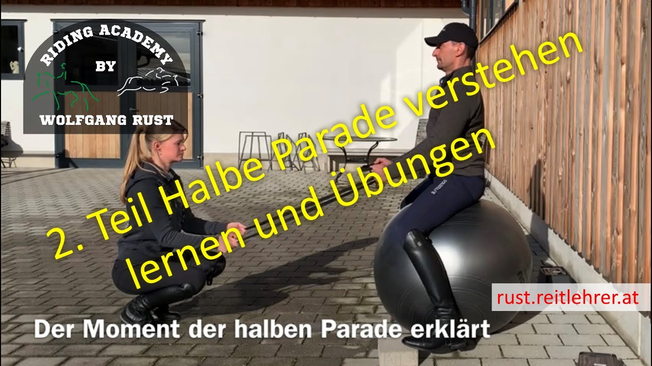 Halbe Parade Am Inneren Oder äußeren Zügel F16: 2. Teil Halbe Parade und ganze Parade richtig reiten! Kreuzhilfe