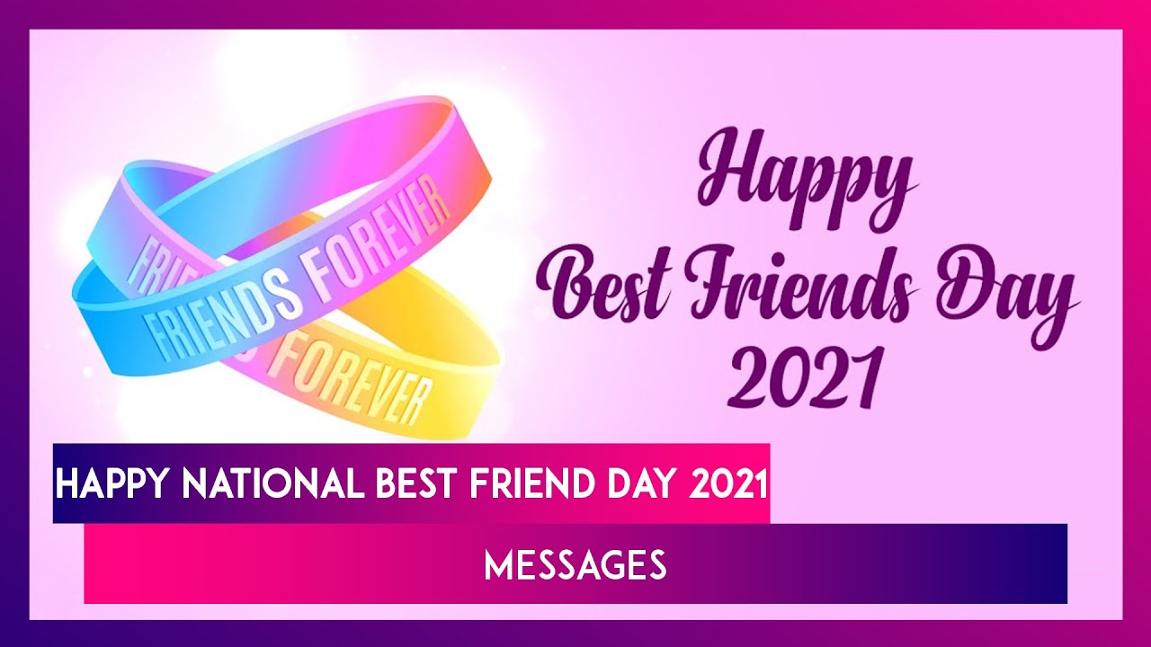 Friday is National Best Friends Day 