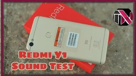 Redmi Y1 Sound Test