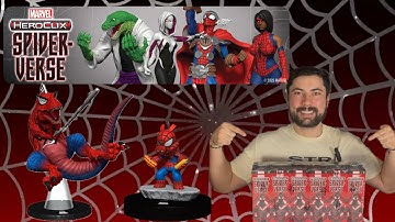 HEROCLIX MARVEL SPIDER-VERSE Unboxing + Team Building - @WizKidsOfficial