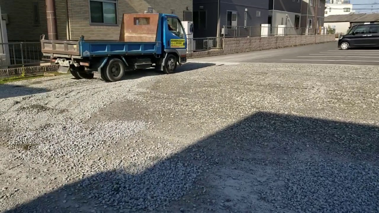 岡山市 水溜まり 対策 瓦チップ 水はけ Youtube