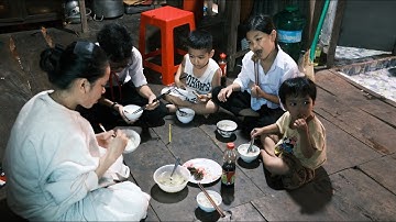 Cô Bé 15 Tuổi Nhặt Cỏ, Xin Đồ Ăn Thừa Nuôi 4 Em Mồ Côi