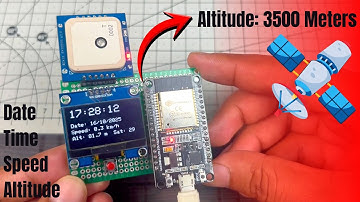 Satellietgebaseerde hoogtemeter met Reyax RYS352A + ESP32 | Datum | Tijd | Realtime snelheid | GNSS