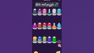 Nuts sort puzzle 🧩 level 12 extra hard level player 🎮🧩#shorts#youtube #trickway