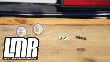 How To Remove & Install Fox Body Mustang License Light Lenses W/LED Bulbs (1979-1993)