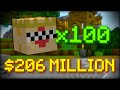 LOOT FROM 100 GOLDEN JERRY BOXES... (Hypixel Skyblock)