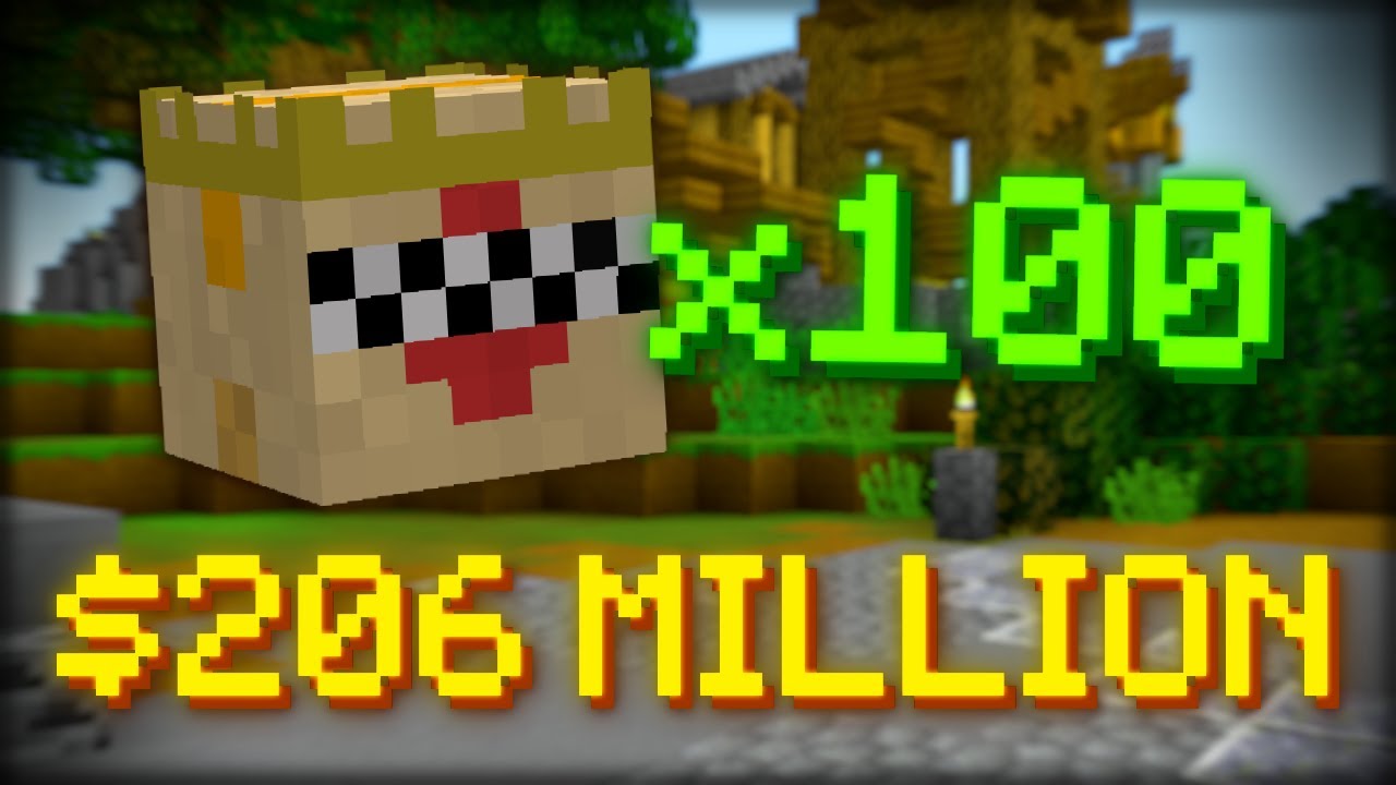 LOOT FROM 100 GOLDEN JERRY BOXES... (Hypixel Skyblock) YouTube