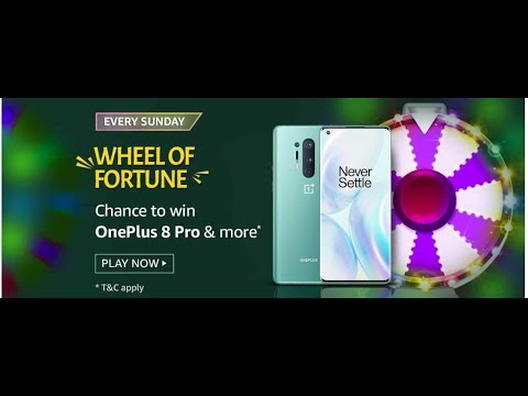 Amazon 14th March 2021 Wheel Of Fortune Quiz Answers: Spin And Win Multiple Prizes