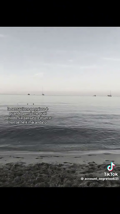 Si, è ritornata quella persona che mi portava tutte le ansie possibili del mondo