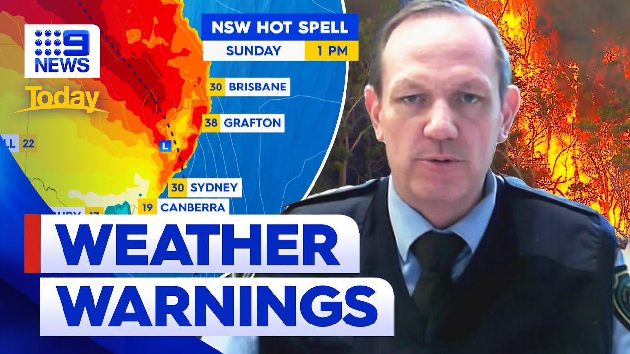 Weather warnings in place for NSW and Queensland 9 News Australia