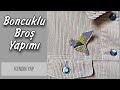 Boncuklu Kuş Origami Broş Yapımı / Boncuk İşleme / Kendin Yap