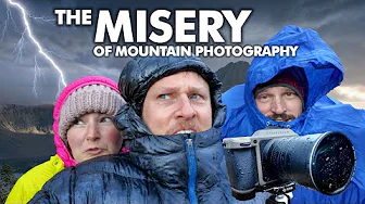 Caught In A Storm In Glacier National Park- The Misery Of Landscape Photography