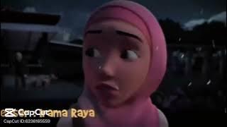 Upin Ipin - masjid terbakar
