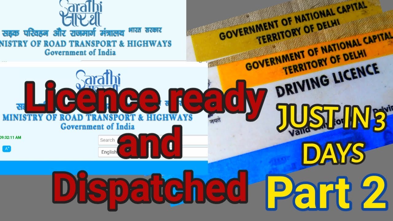 how to driving licence online apply