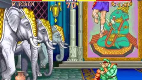 Street Fighter II: Champion Editio MAME Gameplay video Snapshot -Rom name sf2dkot2-