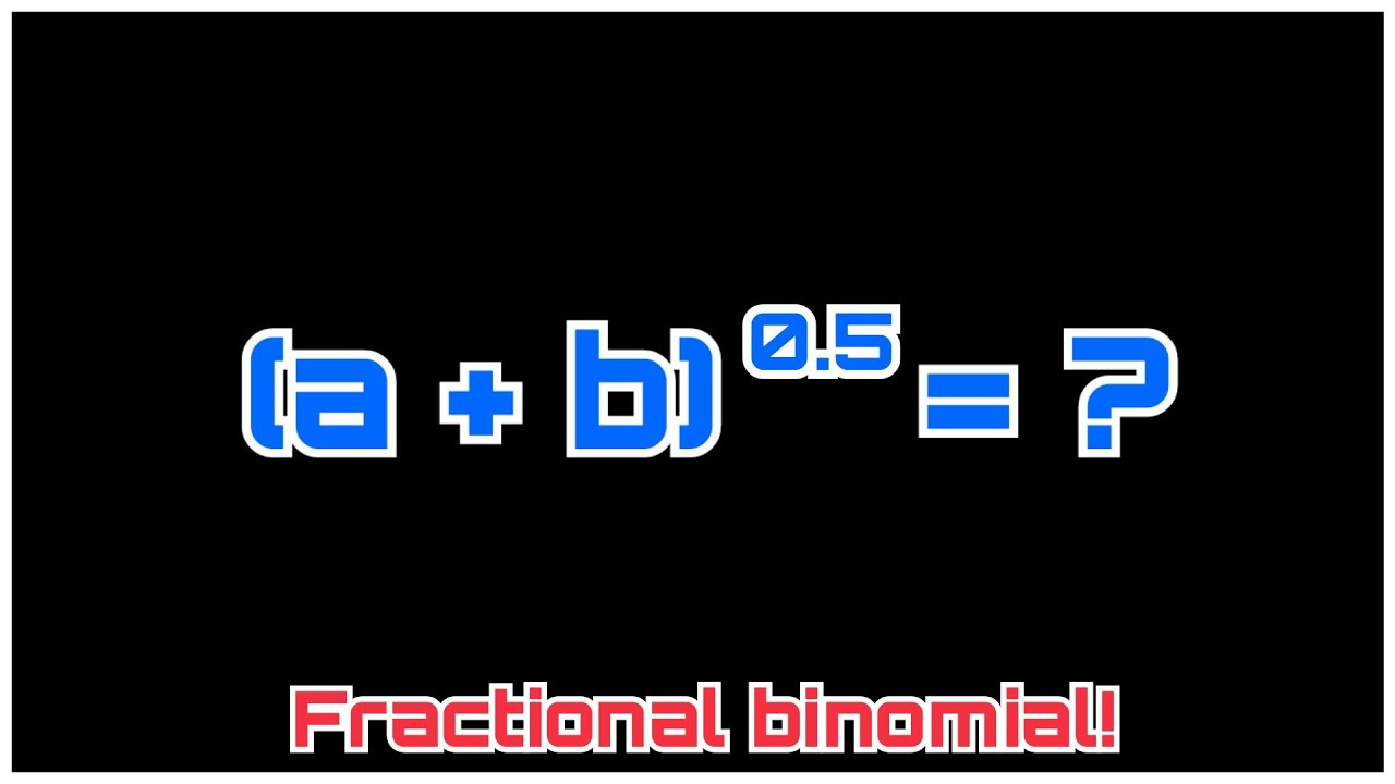 (a+b)^0.5 = ? #Shorts - YouTube
