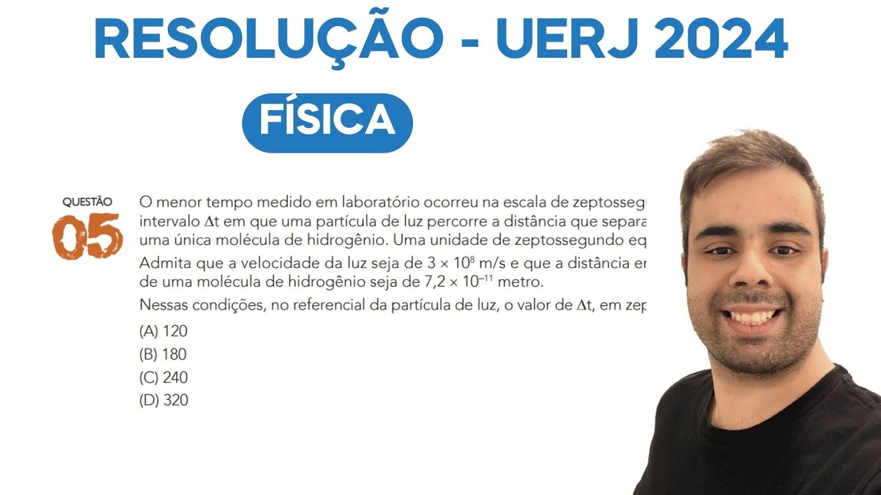 UERJ 2024 - O menor tempo medido em laboratório ocorreu na escala de zeptossegundos e corresponde ao