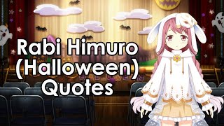 Quotes: Rabi Himuro (Halloween Costume)