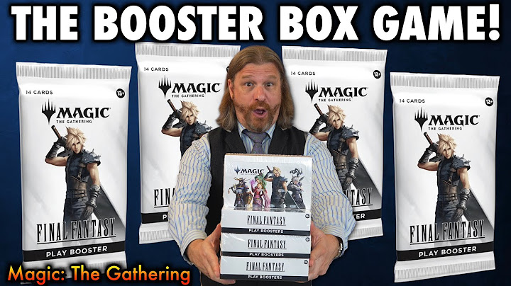 Vivi or Chocobo? Let's Play The Final Fantasy Booster Box Game for Magic: The Gathering!