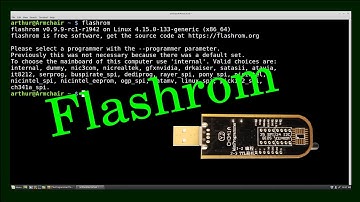 Programming an eeprom with a CH341A and flashrom.