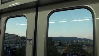 大阪モノレール2000系　走行音＆車窓　山田～千里中央