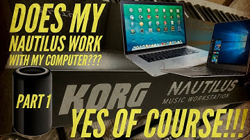 Korg Nautilus: DAW Control Part 1 of 2  (computer audio through Nautilus)