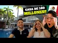 CASA de $160 MILLONES! EN ISLA DORADA (CANCÚN) | MI NOVIA Y YO REACCIONAMOS A COREANO INMUEBLES