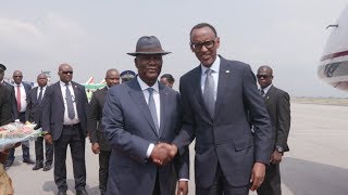 Arrivée en Côte d'Ivoire de S.E.M. Paul KAGAME, Président de la République du Rwanda