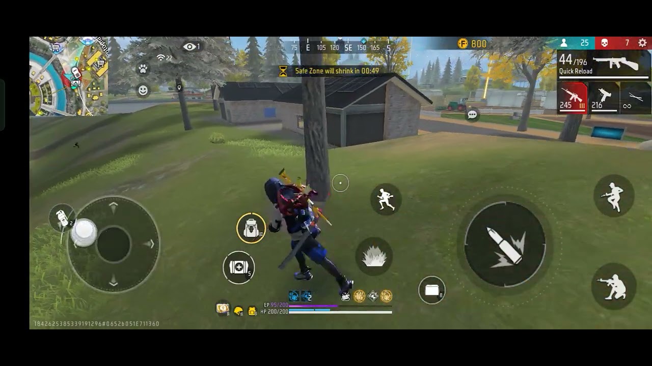 playing free fire max
