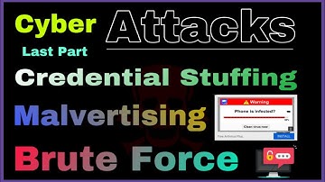 Malvertising || Credential Stuffing || Brute Force Attack