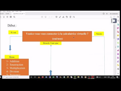 Programmation python : Programme calculatrice partie 1 Algorithme.   #python #algorithme