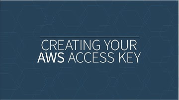 GSWT: Creating Your AWS Access Key