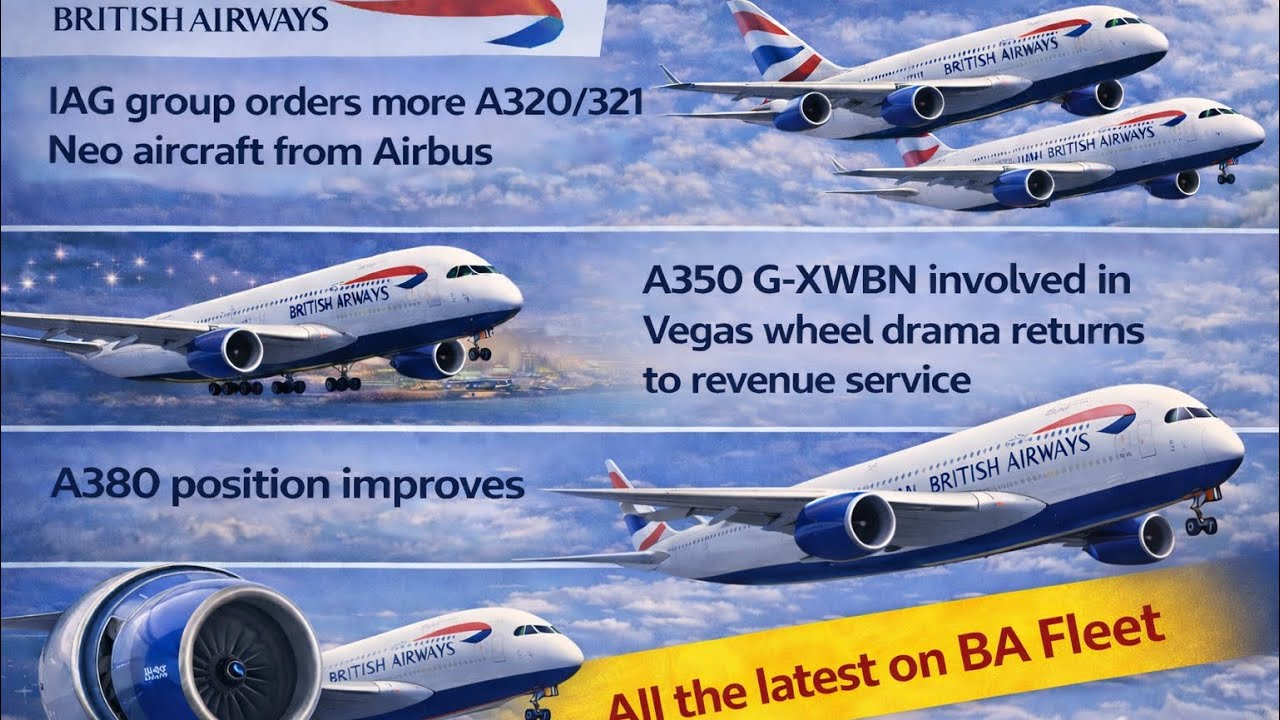 Обновление флота British Airways: последние модели 787.