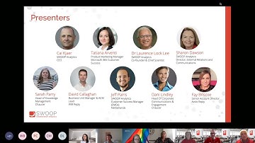 Tatiana Arventi from Microsoft introduces SWOOP Analytics