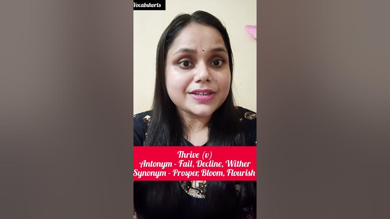 Thrive hindi meaning of thrive antonym synonym teachingenglish