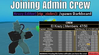 I Joined The Admin Zioles Crew El Krazy!!!