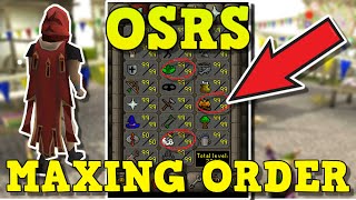 How I Maxed My IRONMAN? OSRS MAXING ORDER 2022 | How To Max In OSRS - Best Ways Of Achieving All 99s