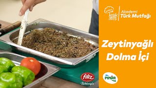 Zeytinyağlı Dolma İçi Hazırlanışı