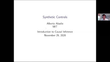 Alberto Abadie Guest Talk - Synthetic Controls