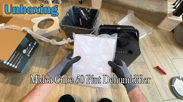 Midea Cube 50 Pint Dehumidifier - UNBOXING & Setup: Must Watch Before You Buy!
