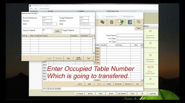 POS Table Transfer in IDS 6.5 & 7.0 Software