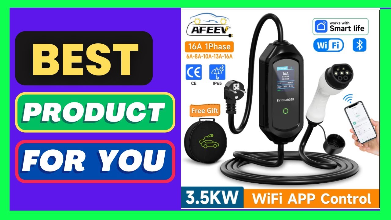 AFEEV Portable EV Charger Type2 IEC62196-2 EVSE Fast