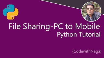 Python Tutorial in Tamil | File sharing from computer to mobile using python