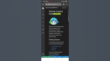 Running Github Copilot in android phone