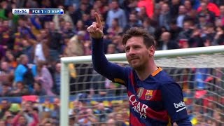 Lionel Messi vs Espanyol (Home) 1516 HD 1080i  English Commentary