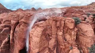 Reverse Waterfall
Seriously the most incredible day for such unique conditions! Just a small snippet of hours of content RJ Hooper Photography shot.
In the last 20 years I can only remember a couple of time the waterfalls in Kayenta (Utah) flowed backwards! My drone struggled against the 60 mph wind over the cliff edge!
🎥RJ Hooper Photography
#ReverseWaterfall Reverse Waterfall