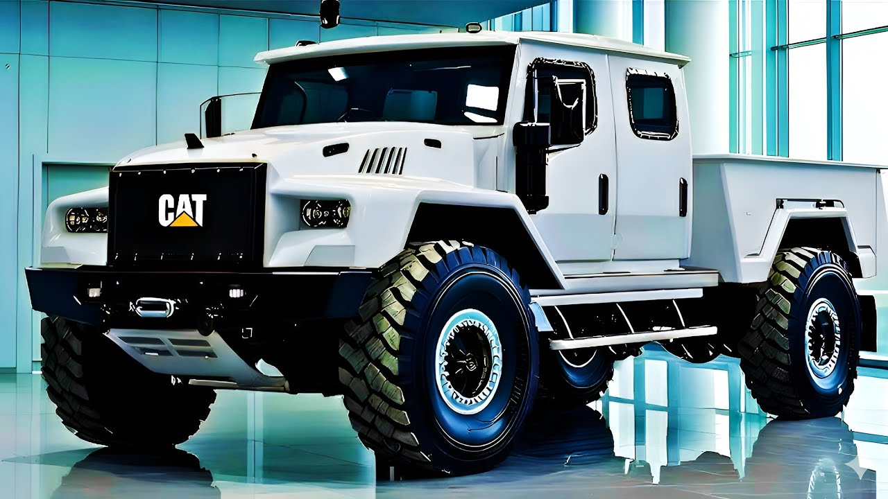 Пикап Caterpillar 2026 года – мощная машина для промышленного использования с первоклассным комфо...